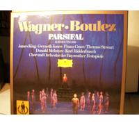 JAMES KING; GWYNETH JONES; FRANZ CRASS; THOMAS STEWART; DONALD MCINTYRE; KARL RIDDERBUSCH - CHOR UND ORCHESTER DER BAYREUTHER FESTSPIELE - WAGNER / BOULEZ - PARSIFAL - 5LP-BOX - DEUTSCHE GRAMMOPHON - VINYL