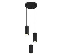 James Lámpara colgante (Ø x Al: 20 x 120 cm, 25 W, Negro, GU10)