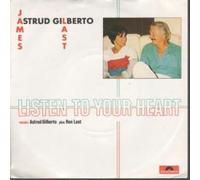 James Last And Astrud Gilberto - Listen To Your Heart 7 Inch (7" Vinyl 45) UK Polydor 1986