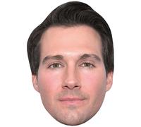 James Maslow (Stubble) Big Head. Máscara más grande que la vida.