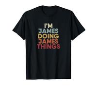 James Name James Personalized Name First Given Camiseta