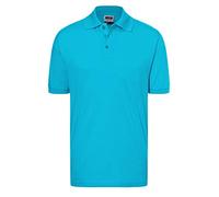 James & Nicholson Classic Polo, Camiseta para Hombre, Turquesa (Turquoise), 3XL