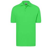 James & Nicholson Classic Polo, Camiseta para Hombre, Verde (Lime-Green), L