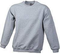 James+Nicholson JN 040 - Jersey Unisex pesado gris gris 4XL