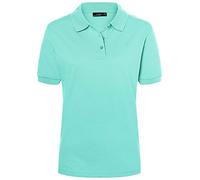 James + Nicholson JN 071 - Camiseta de Polo para Mujer Azul Blue - Mint Green Medium