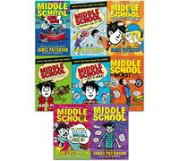 James Patterson Middle School Collection 8 Books Set
