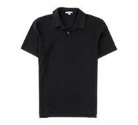 James Perse- Polo Estándar Revisado- Tops- Hombre- Negro- L- Polo Estándar Revisado