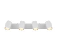 James Regleta (25 W, L x An x Al: 53 x 6 x 14,5 cm, Blanco, GU10, Número de bombillas: 4 ud.)