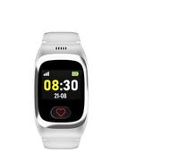 James - Reloj de emergencia B8 para personas mayores con colgante para reloj norufuhr - GPS, detección de caídas, botón SOS, funciones de salud, alarma fuerte - blanco - Incluye SIM y 2 meses gratis