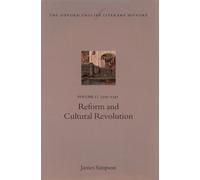 James Simpson The Oxford English Literary History: Volume 2: 1350-15 (Tapa dura)