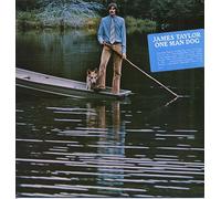 JAMES TAYLOR - ONE MAN DOG VINYL LP GREEN WARNER BROS LABEL & INSERT[K46185] 1972 STICKERED COVER
