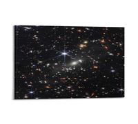 James Webb Space Telescope First Image Poster Cosmic Black Hole Exploration Series Wall Art Picture Painting Canvas Prints Artworks Bedroom Living Room Decor 24 x 36 pulgadas (60 x 90 cm)