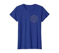 James Webb Space Telescope JWST Symbol Camiseta, Mujer, Azul Real, XXL