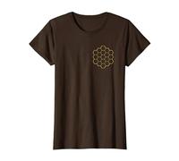 James Webb Space Telescope JWST Symbol Camiseta, Mujer, Marrón, L