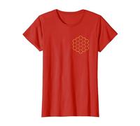 James Webb Space Telescope JWST Symbol Camiseta, Mujer, Rojo, S