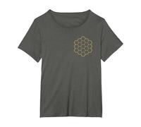 James Webb Space Telescope JWST Symbol Camiseta, Mujer Tallas Grandes, Asfalto, 1XL Grande