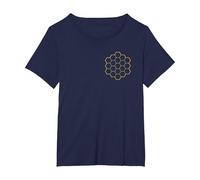 James Webb Space Telescope JWST Symbol Camiseta, Mujer Tallas Grandes, Azul Marino, 2XL Grande