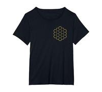 James Webb Space Telescope JWST Symbol Camiseta, Mujer Tallas Grandes, Negro, 6XL Grande