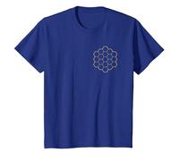 James Webb Space Telescope JWST Symbol Camiseta, Niños, Azul Real, 2 años
