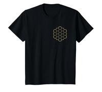 James Webb Space Telescope JWST Symbol Camiseta, Niños, Negro, 8 años