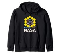 James Webb Space Telescope Oficial NASA ESA CSA Logos JWST Sudadera con Capucha