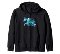 James Webb Telescope Galaxy Art para entusiastas del Espacio Sudadera con Capucha