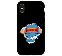 Jameson Name Superhero For Boys Named Jameson Carcasa para iPhone X/XS