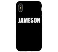 Jameson Nombre Cumpleaños Retro Papá Nombre Personalizado Carcasa para iPhone X/XS