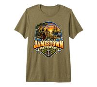 Jamestown Virginia Historia Colonial Aventura Camiseta Premium