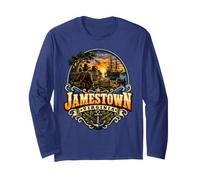 Jamestown Virginia Historia Colonial Aventura Manga Larga