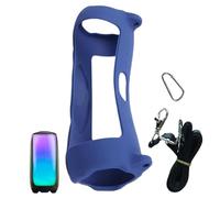 jamgeery Funda de Silicona para Altavoz, Cubierta de Altavoz de Silicona portátil, de Viaje con Correa para el Hombro, de Transporte para protección Completa, 8,5 x 3 x 3 cm, Oscuro,