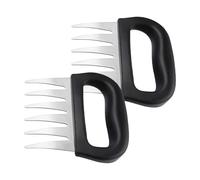 jamgeery Garras Desmenuzadoras De Carne - 2 Piezas Tenedor De Barbacoa,Desmenuzador De Carne De Acero Inoxidable Apto Para Lavavajillas | Para Cerdo Cocinar Y Preparar Alimentos En La Cocina