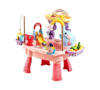 jamgeery Mesa de agua para exteriores, diseño de elefantes, juguete sensorial, mesa de actividades, para verano, parque, camping, terraza, interior, guardería, preescolar y niñas de 4 a 8 años