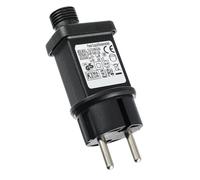 JAMHER 31V 9W Fuente de Alimentación LED IP44 Transformador Luces Adaptador con Temporizador 8 Modelos de Luces Navideñas Luces Intermitentes Luces de Colores Luces de Carámbanos(1 Piezas)