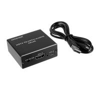JAMHER 4K HDMI Audio Extractor Splitter, Hdmi SPDIF Toslink Optical y estéreo de 3,5mm de Audio Converter Adapter