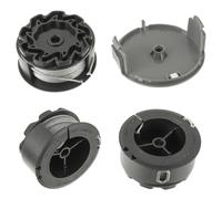 JAMHER F016800570 Bobina de repuesto para Bosch UniversalGrassCut 18 18-26 18-260, con 1600A01R5J Trimmer Cap(3 Bobinas de hilo, 1 Cubierta de Bobina)