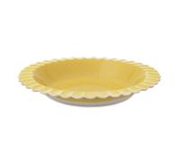 Jamie Oliver Big Love Super Server, cuenco grande de cerámica amarillo brillante para servir horno a mesa con bordes festoneados, servir pastas, ensaladas, postres, lavavajillas, microondas, apto para