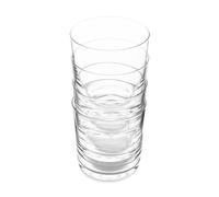 Jamie oliver big love top - juego de 4 vasos transparentes, ideal para