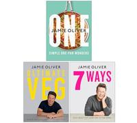Jamie Oliver Collection 3 Books Set (One Simple One-Pan Wonders, Ultimate Veg & 7 Ways Easy Ideas For Your Favourite Ingredients)