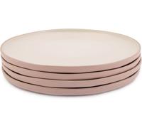 Jamie Oliver Juego de 4 platos Perfect, cerámica de gres, rosa, 27 cm