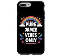 Jamie Vibes Only Cute Retro Girls Jamie Name Carcasa para iPhone 7 Plus/8 Plus