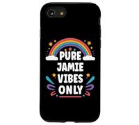 Jamie Vibes Only Cute Retro Girls Jamie Name Carcasa para iPhone SE (2020) / 7/8
