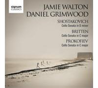 Jamie Walton Shostakovich: Cello Sonata in D Minor/... (CD) (Importación USA)