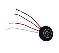 JAMIEKA - Interruptor de control de temperatura de 4 cables, botón de silicona con 3 ajustes de velocidad e indicadores para dispositivos de calefacción y refrigeración