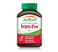 Jamieson Gentle Iron 28mg 90 Capsules