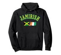 Jamirish Saint Patrick's Day Jamaican Irish Sudadera con Capucha