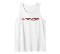 Jamiroquai - Logotipo Oficial de automatización roja Camiseta sin Mangas, Hombre, Blanco, S