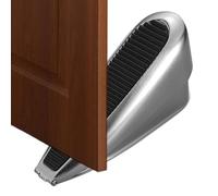 Jammer anticolisión para puerta, soporte para puerta sin punzón, 5,35 x 0,71 x 2,76 pulgadas, tope antideslizante a prueba de viento, bloque de retención grueso, tamaño compacto, ideal para puertas de