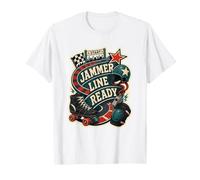 Jammer Line Ready Roller Derby Patines Camiseta