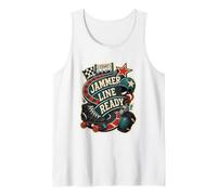 Jammer Line Ready Roller Derby Patines Camiseta sin Mangas